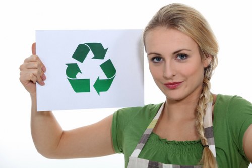 Types of builders waste including concrete, wood, and metals