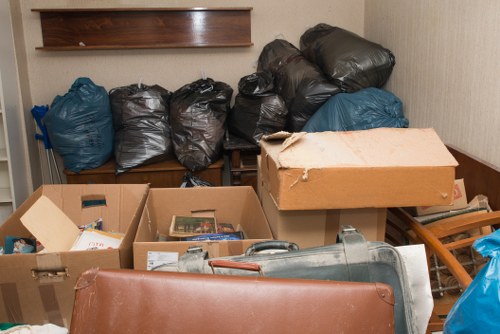Organized garage after clearance